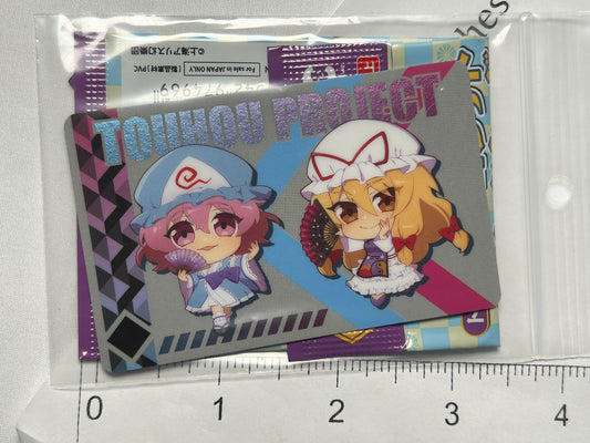 Chibi Yuyuko Saigyouji Yukari Yakumo Illustration Card NIC Touhou Project