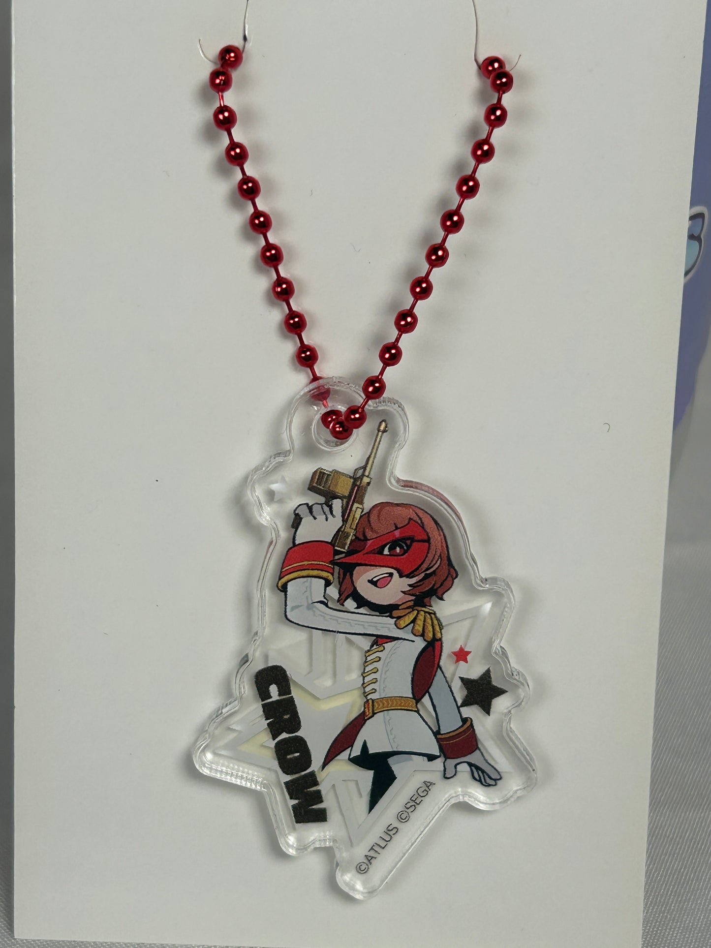 Goro Akechi Crow Acrylic Keychain Persona 5 Tactica
