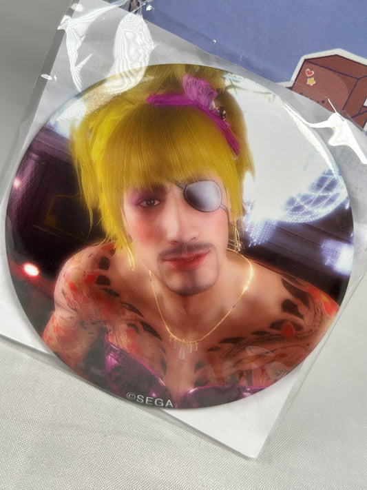 Goromi Majima Can Badge Yakuza Birthday Ichiban Kuji Lottery