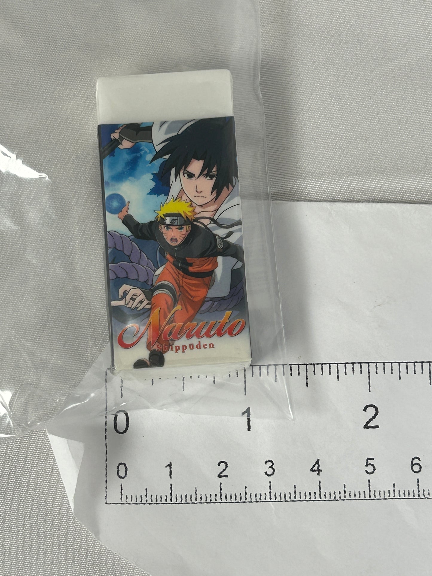Naruto Sasuke Uchiha Shippuden Official Rubber Eraser Made in Japan