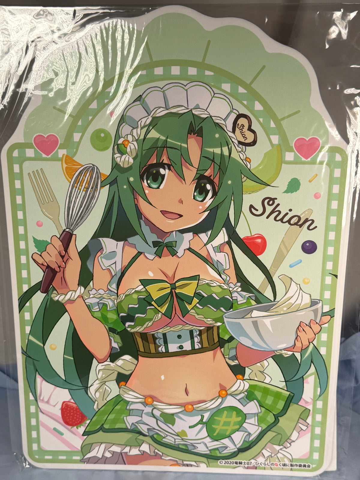 Shion Sonozaki Display Board Higurashi When They Cry Moe Café Lottery Prize B