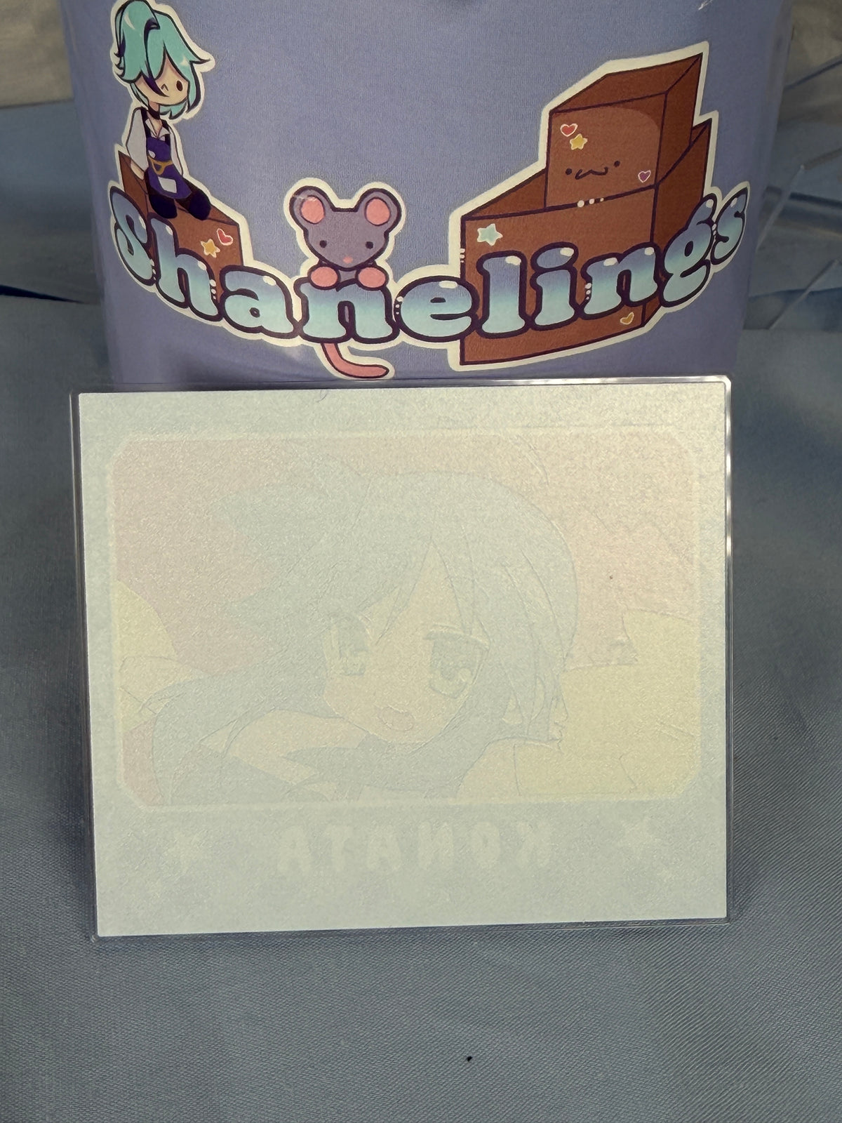 Konata Izumi Cheerleader Acrylic Art Trading Card Lucky Star Anime Scene