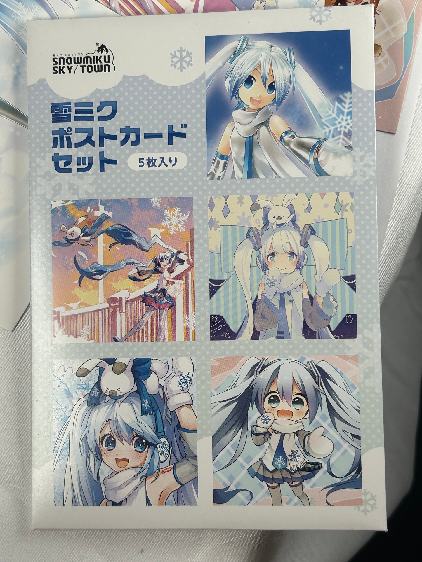 Snow Hatsune Miku Postcard Set Crypton Future Media Vocaloid