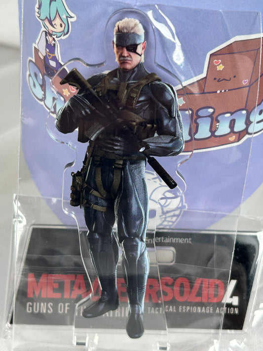 Solid Snake Acrylic Stand Metal Gear Solid 4 Guns of the Patriots