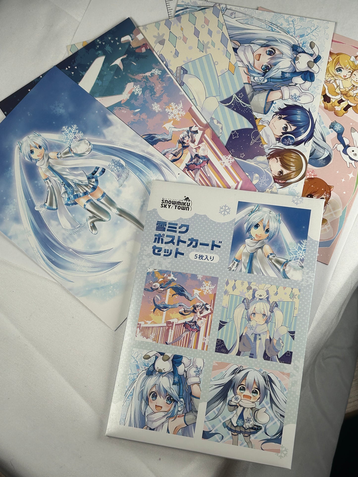 Snow Hatsune Miku Postcard Set Crypton Future Media Vocaloid