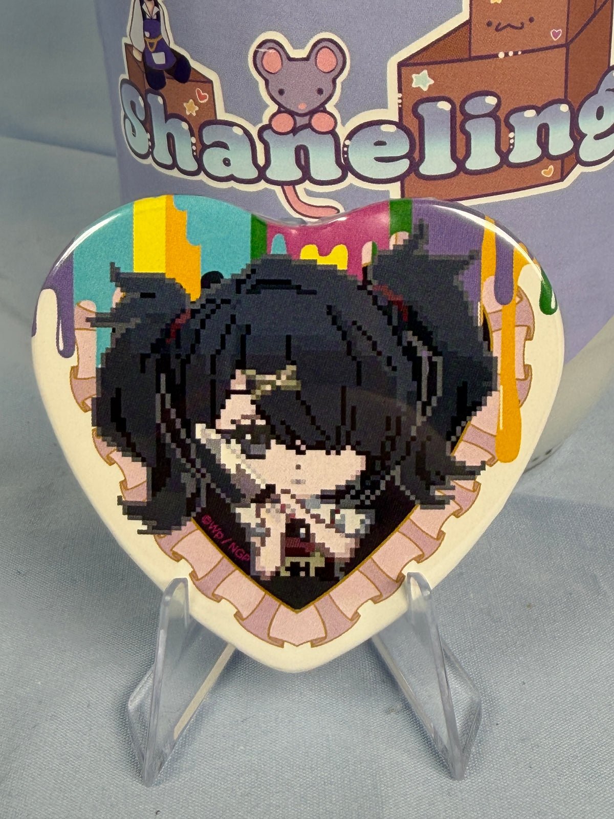 Ame-chan 8-bit Badge Pin Needy Girl Overdose