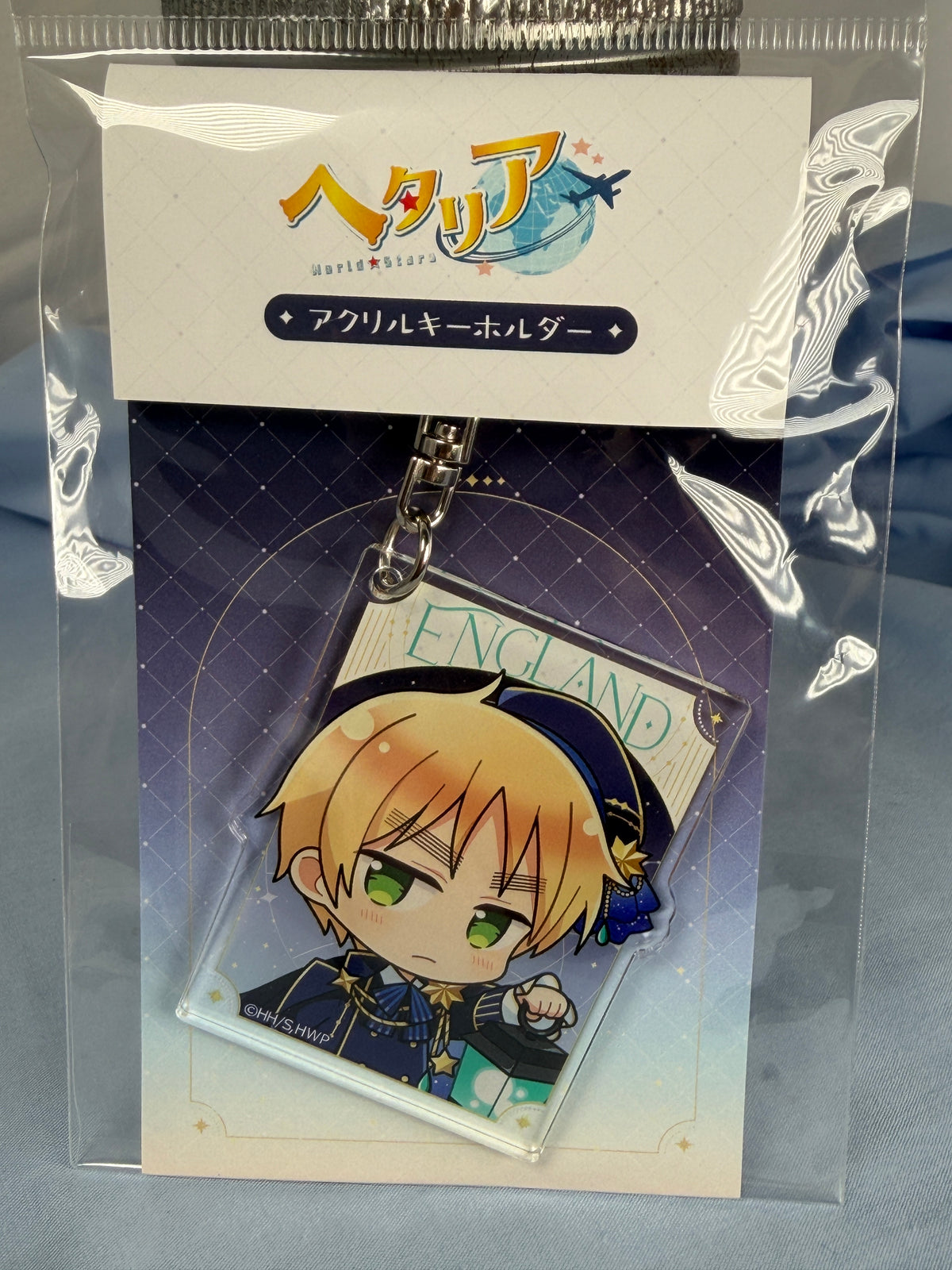 England UK Starry Sky Acrylic Keychain Hetalia World Stars Parflette