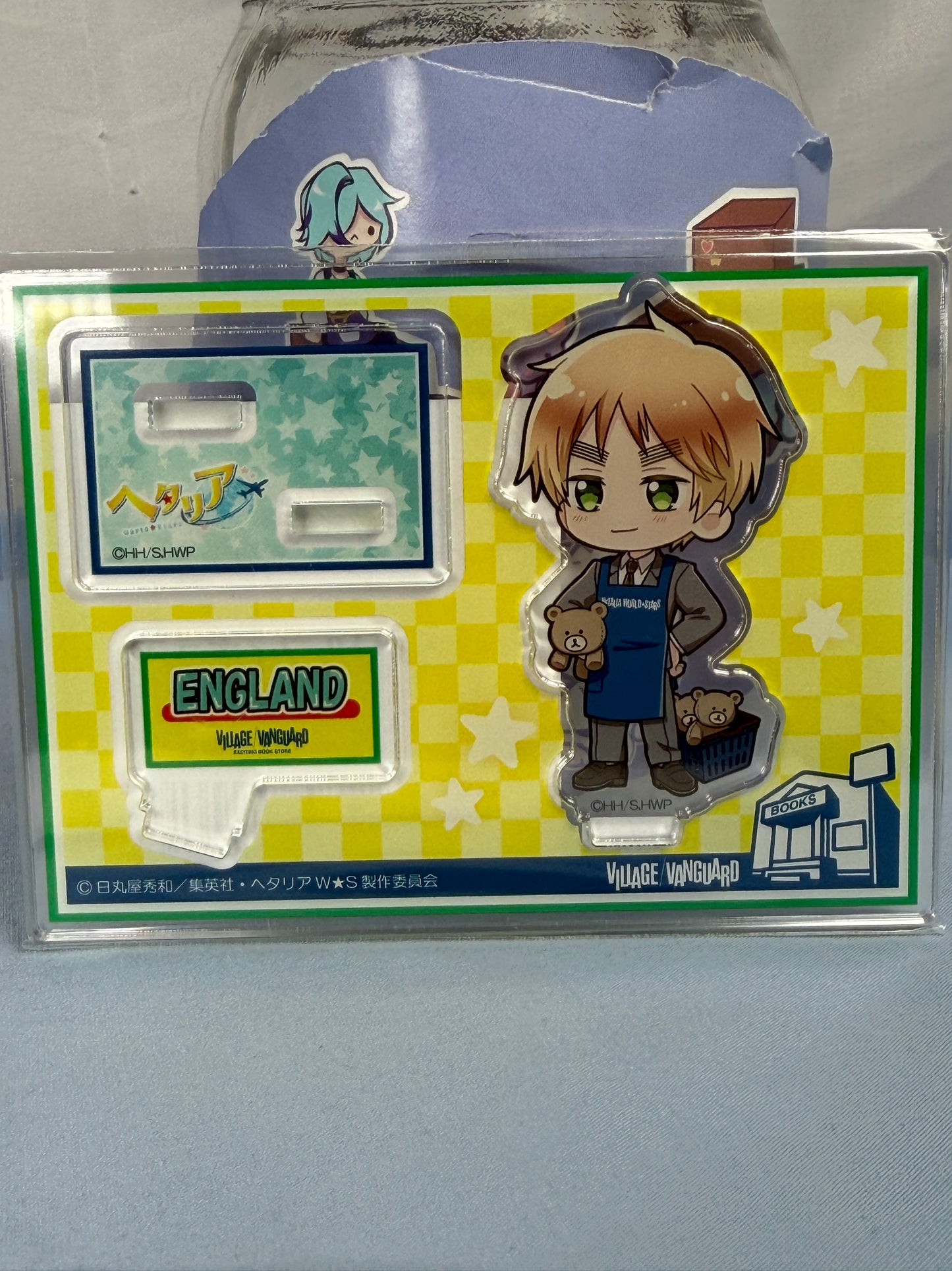 England UK Acrylic Stand Hetalia World Stars x Village Vanguard Collaboration