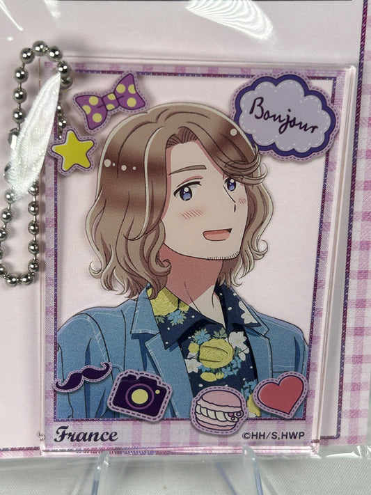France Acrylic Keychain Greetings With Denim Hetalia World Stars WEB Lottery