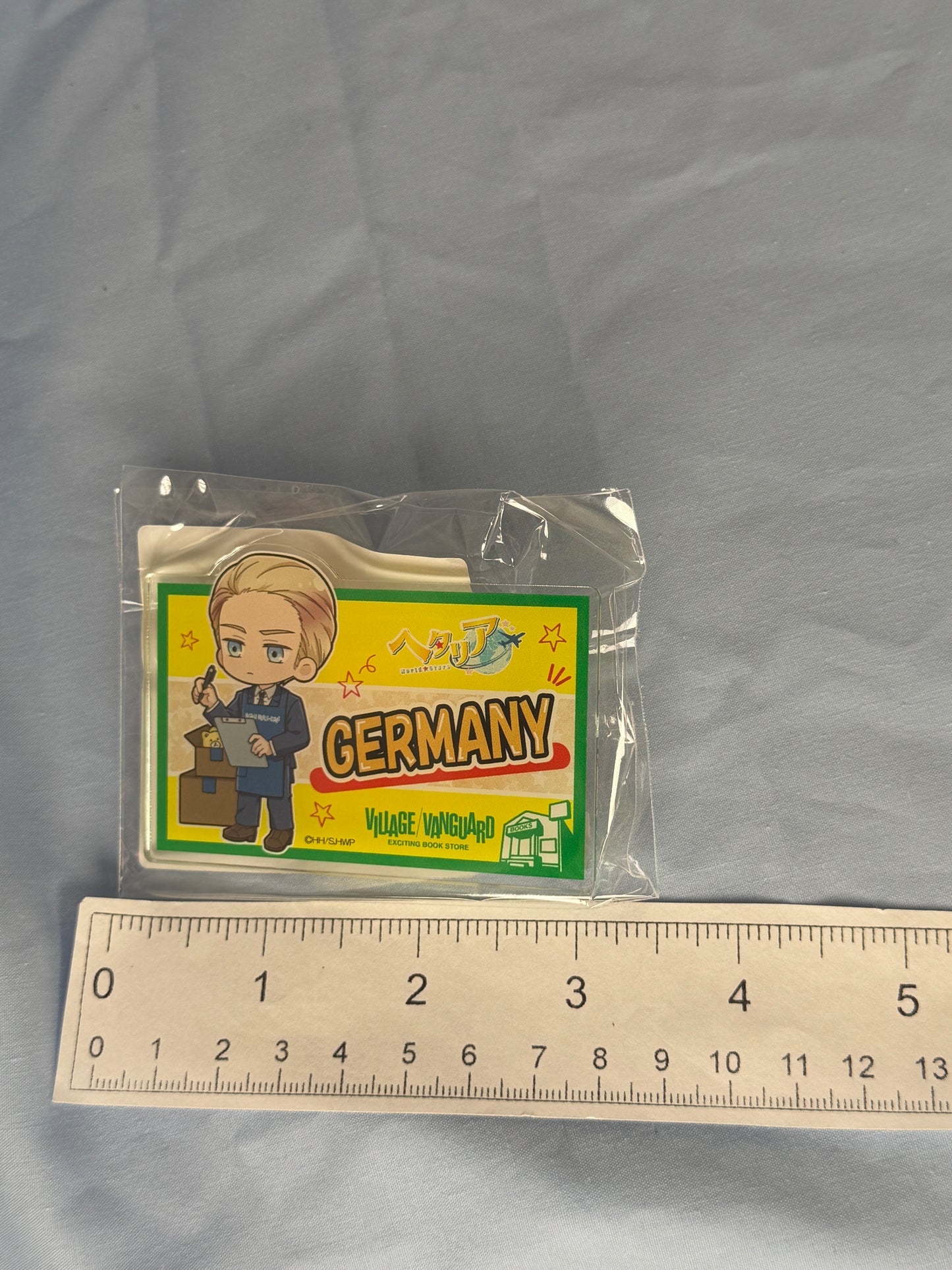 Germany Acrylic Clip Hetalia World Stars x Village Vanguard Collaboration