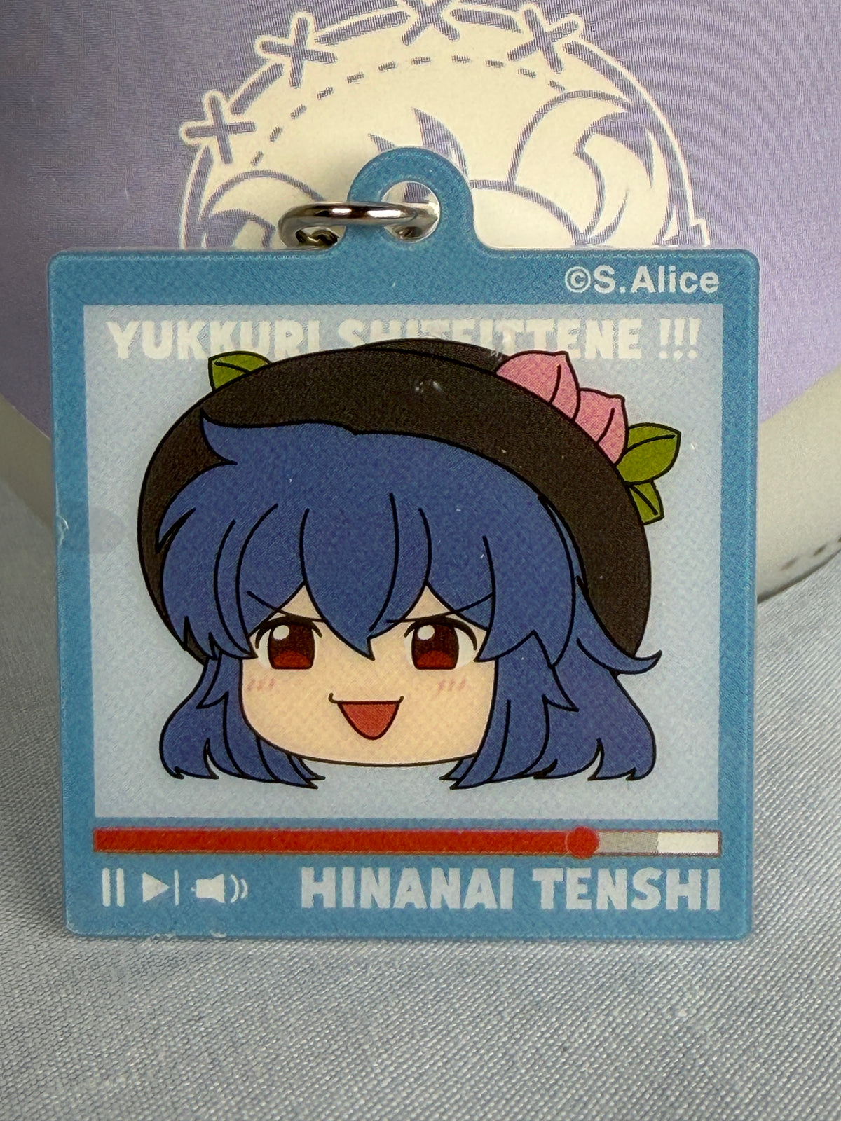 Tenshi Hinanawi Take it Easy! Acrylic Charm Keychain Vol 2 NIC Touhou Project