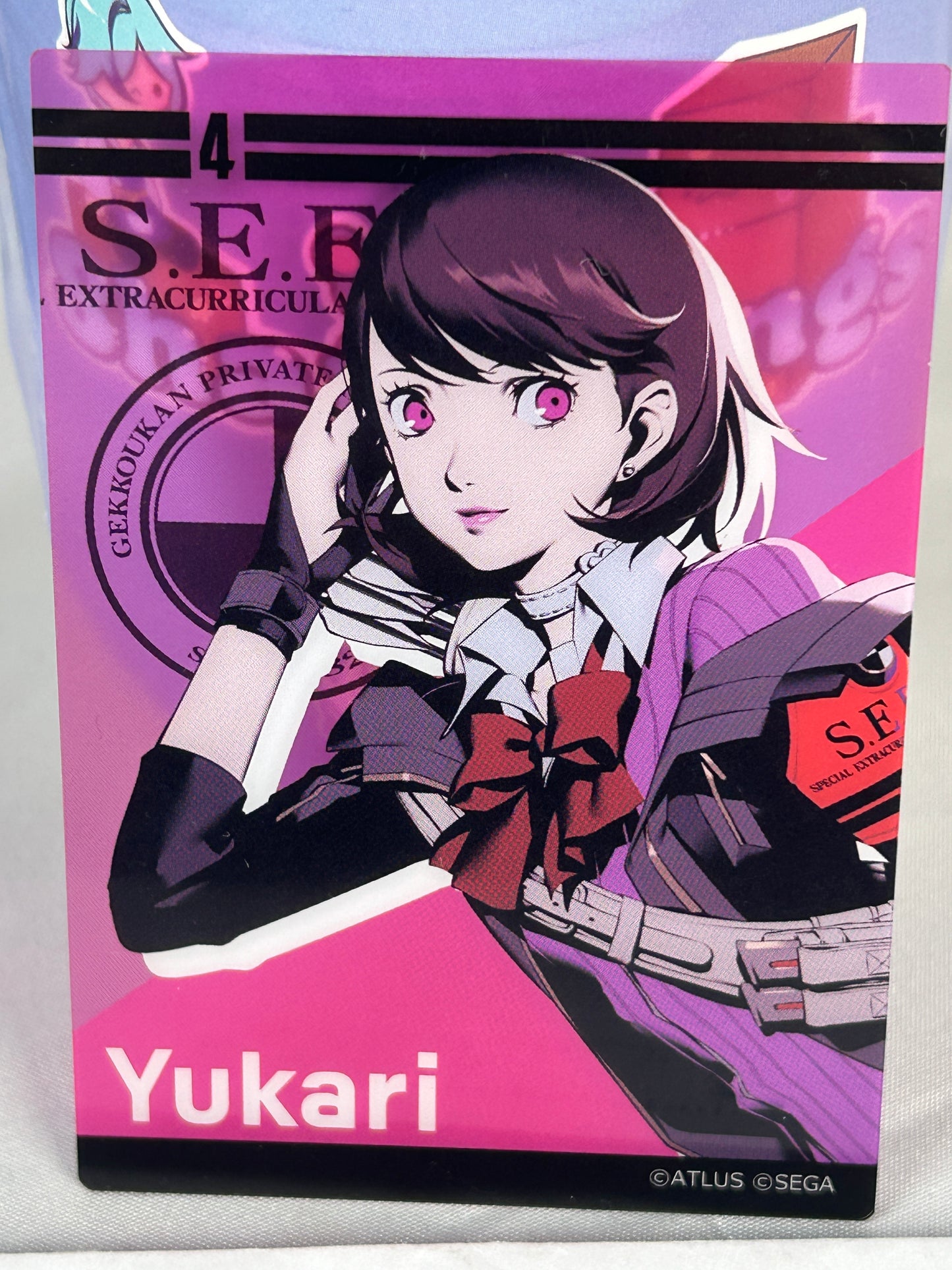 Yukari Takeba Transparent Clear Trading Card Persona 3 Reload