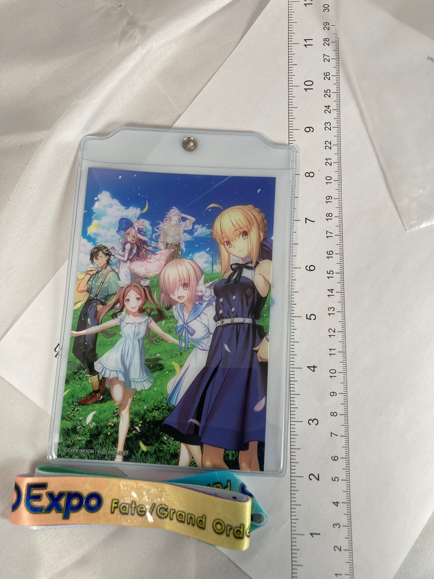 Fate Grand Order 9th Anniversary Lanyard and Pass