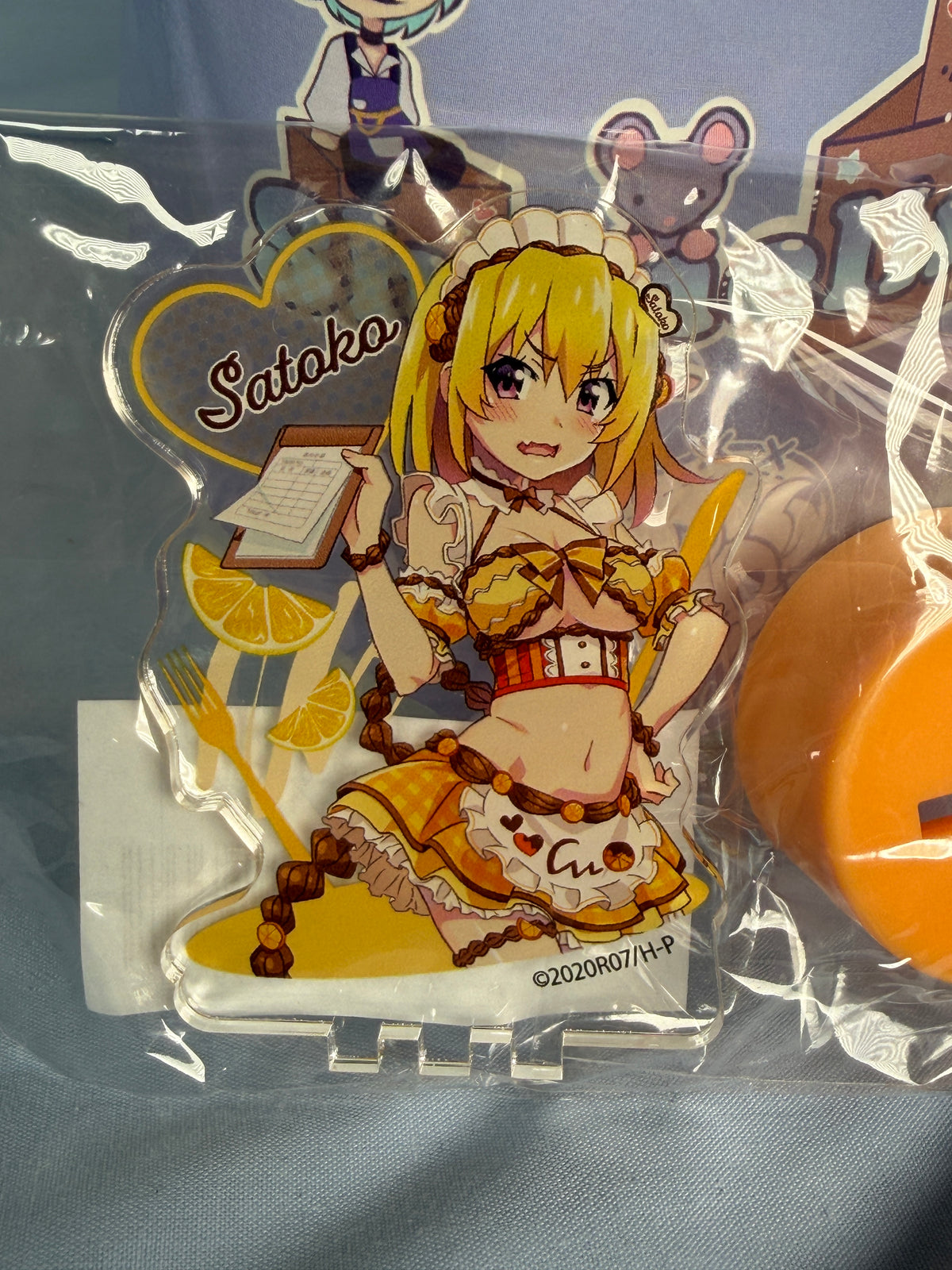 Satoko Hojo Bottle Lid Acrylic Higurashi When They Cry Moe Café Lottery Prize D