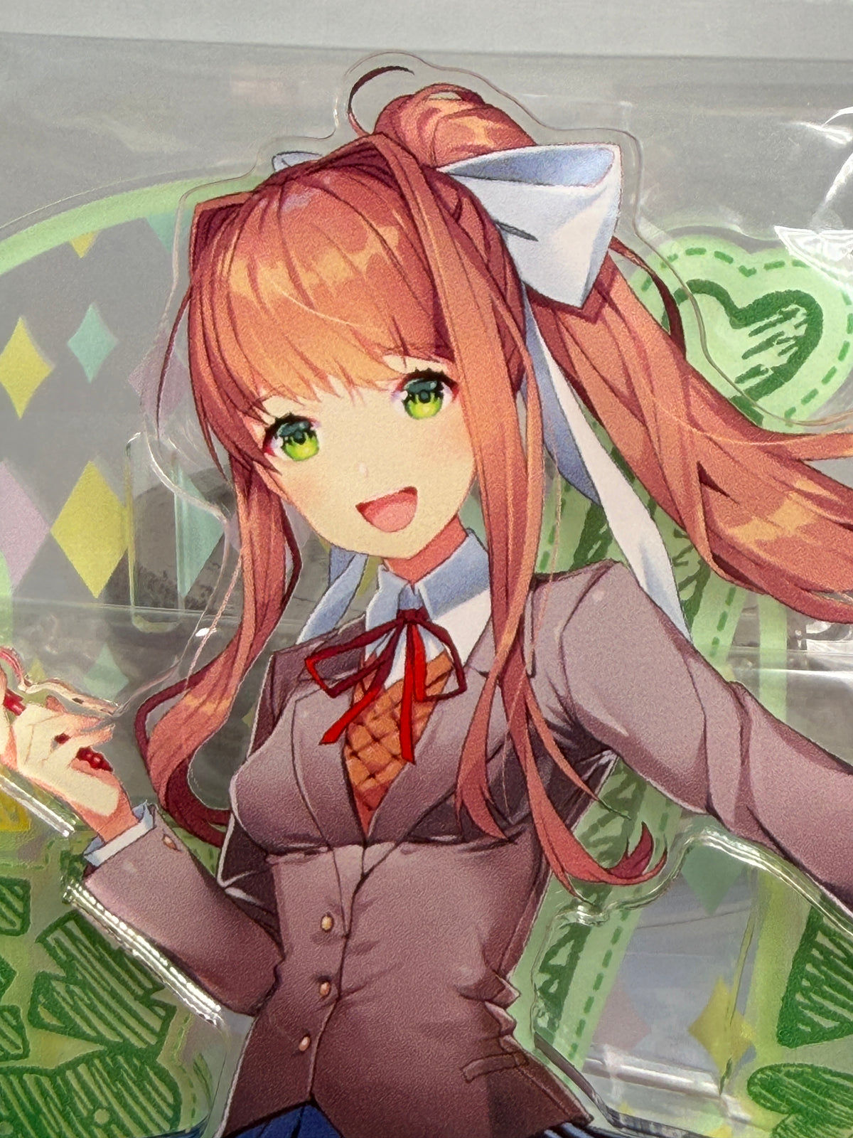 Monika Original Art Acrylic Stand Doki Doki Literature Club DDLC Tokyo Tower