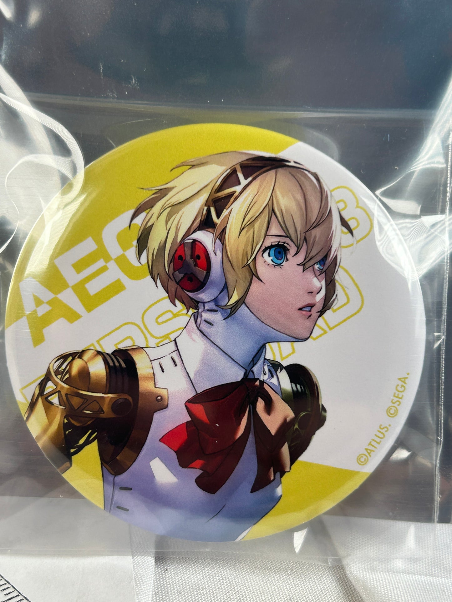 Aigis Button Badge Namja Town Collaboration Persona 3 Reload