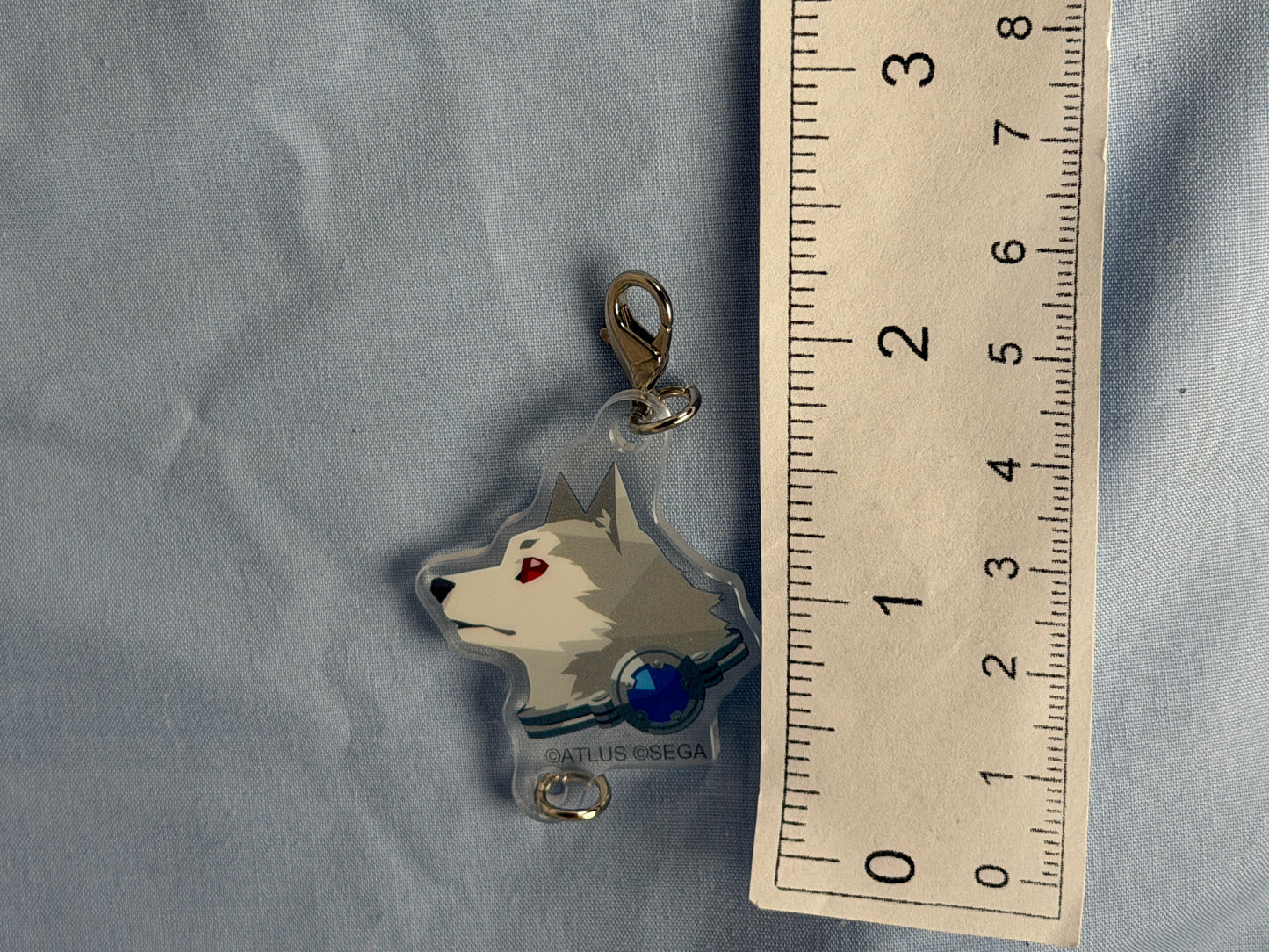 Koromaru Battle Icon Acrylic Keychain Charm Persona 3 Reload