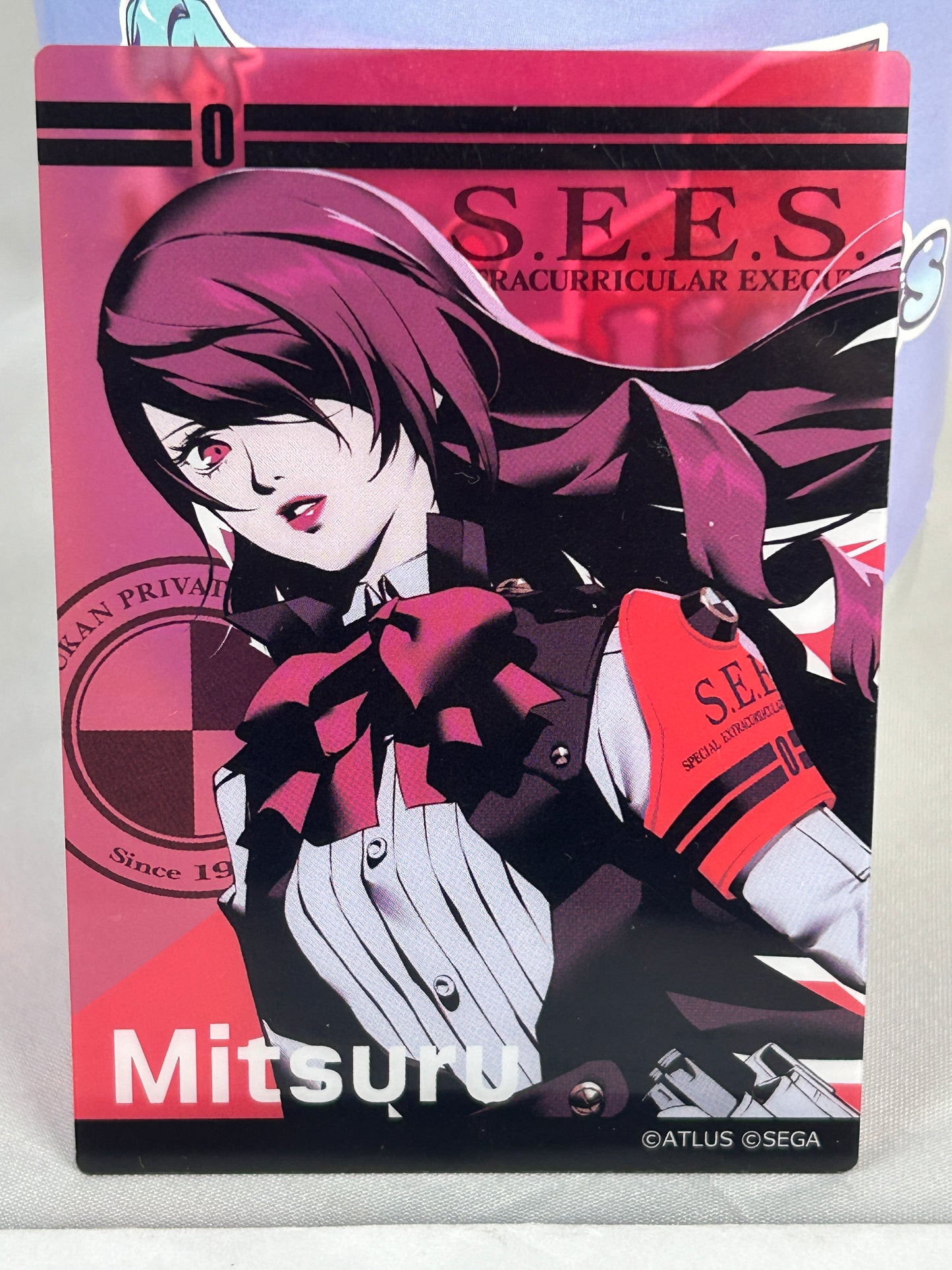 Mitsuru Kirijo Transparent Clear Trading Card Persona 3 Reload