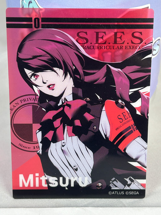 Mitsuru Kirijo Transparent Clear Trading Card Persona 3 Reload