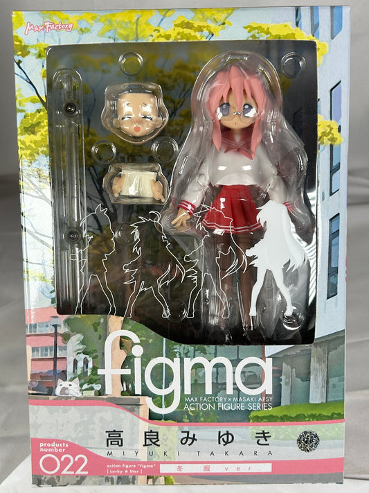 Miyuki Takara Winter Uniform figma Figure 22 Lucky Star Good Smile Company