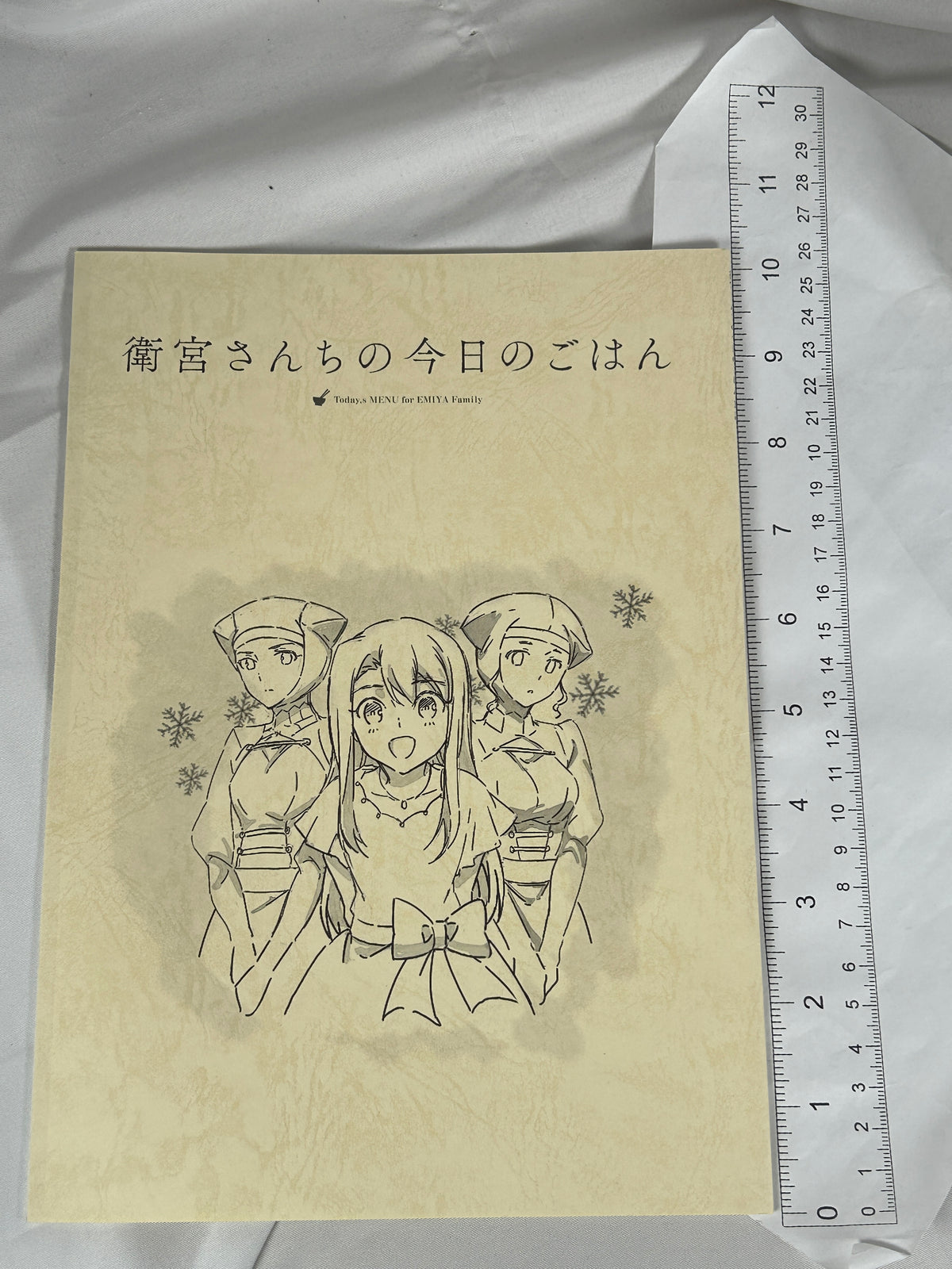 Illyasviel Von Einzbern Note Book Todays Menu for Emiya Family Fate Stay Night