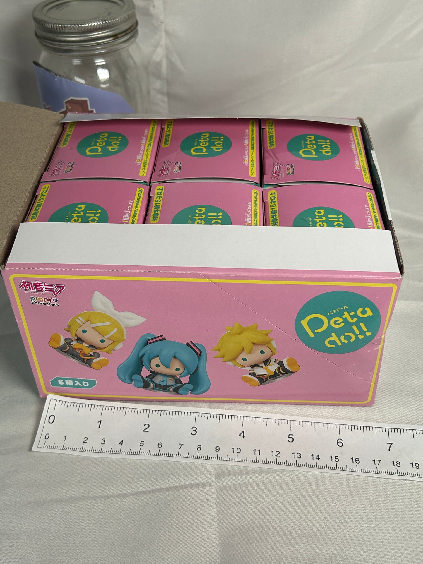 Petadoll Hatsune Miku & Piapro Characters 6 Pack Complete Box