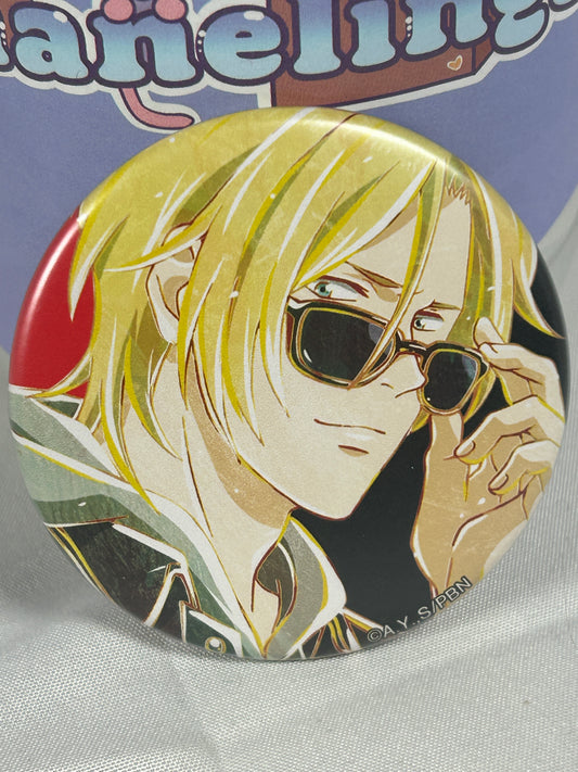 Ash Lynx Sunglasses Can Badge Ani-Art Banana Fish arma bianca