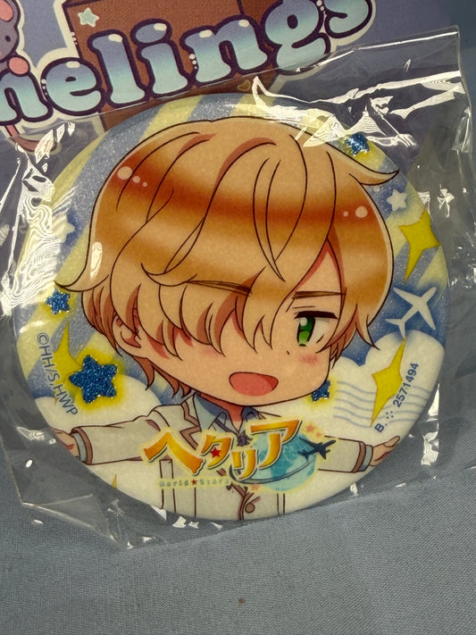 Luxembourg Can Badge Pin Hetalia World Stars Capsule Collection