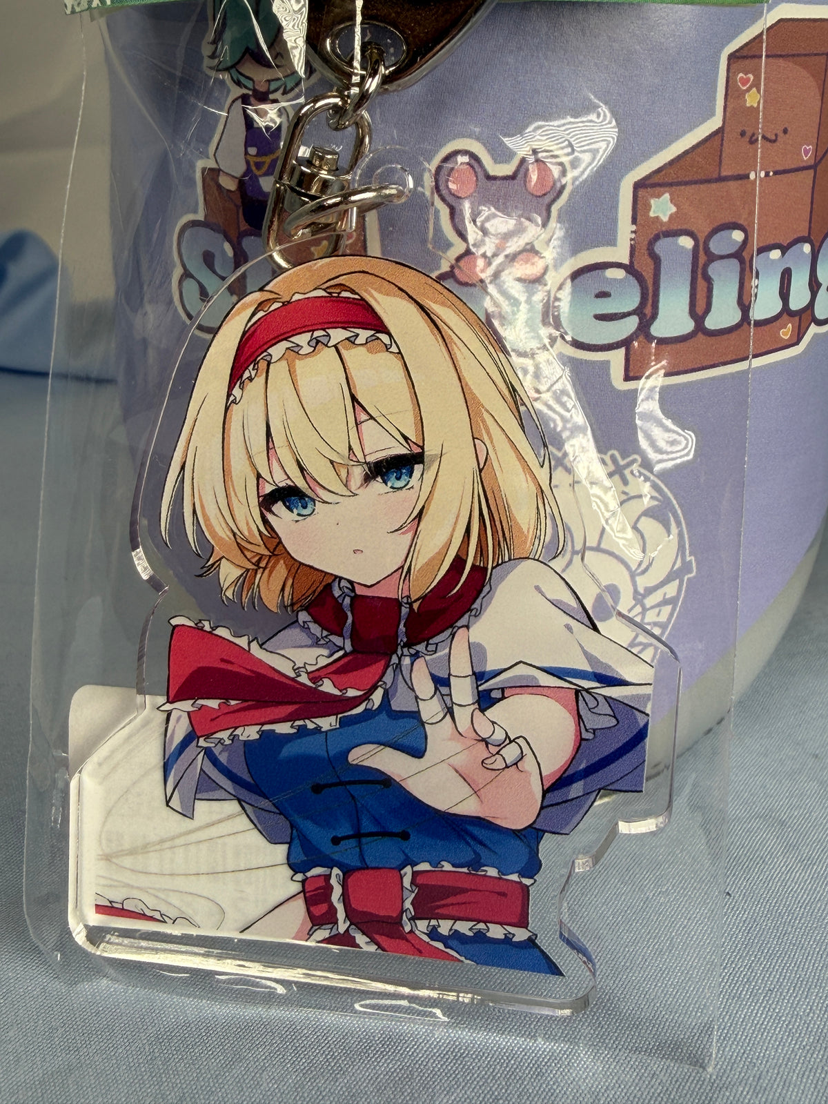 Alice Margatroid Acrylic Keychain Touhou Project Python Kid Illustration
