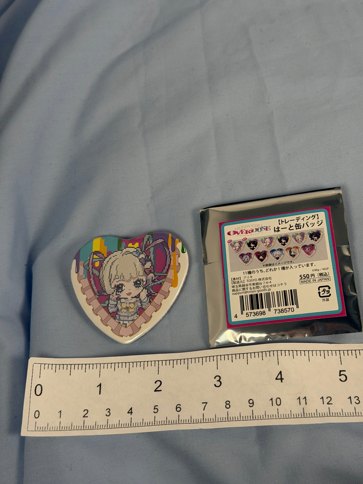 KAngel 8-bit Badge Pin Needy Girl Overdose