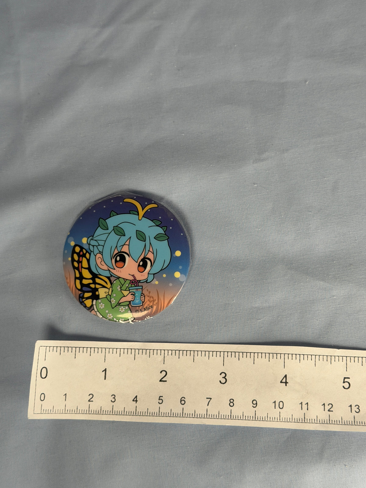 Eternity Larva Summer Festival Can Badge Pin Touhou Project LEC