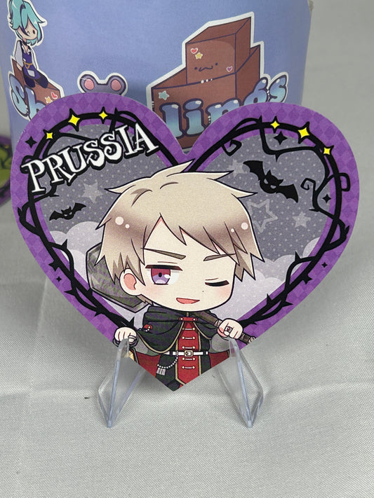 Prussia Halloween Party Heart Display Paper Hetalia World Stars