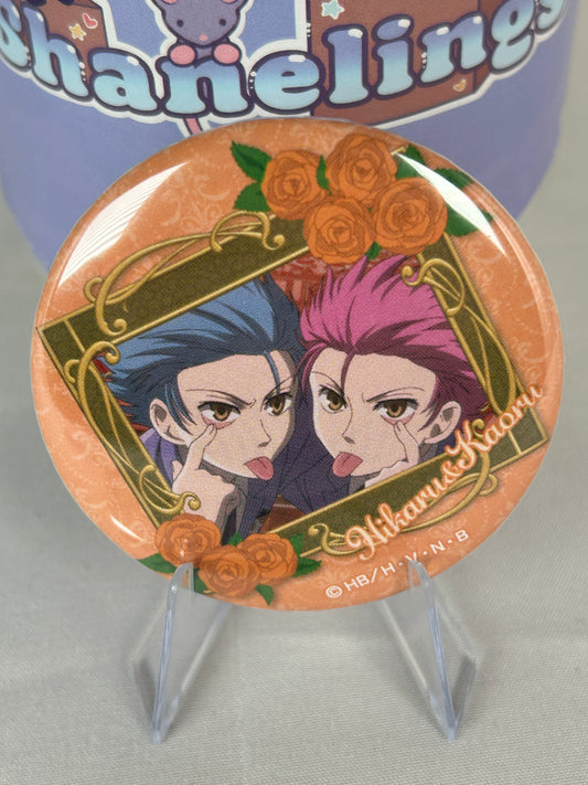 Hitachiin Kaoru Hikaru Punk Badge Button Ouran Highschool Host Club 20th