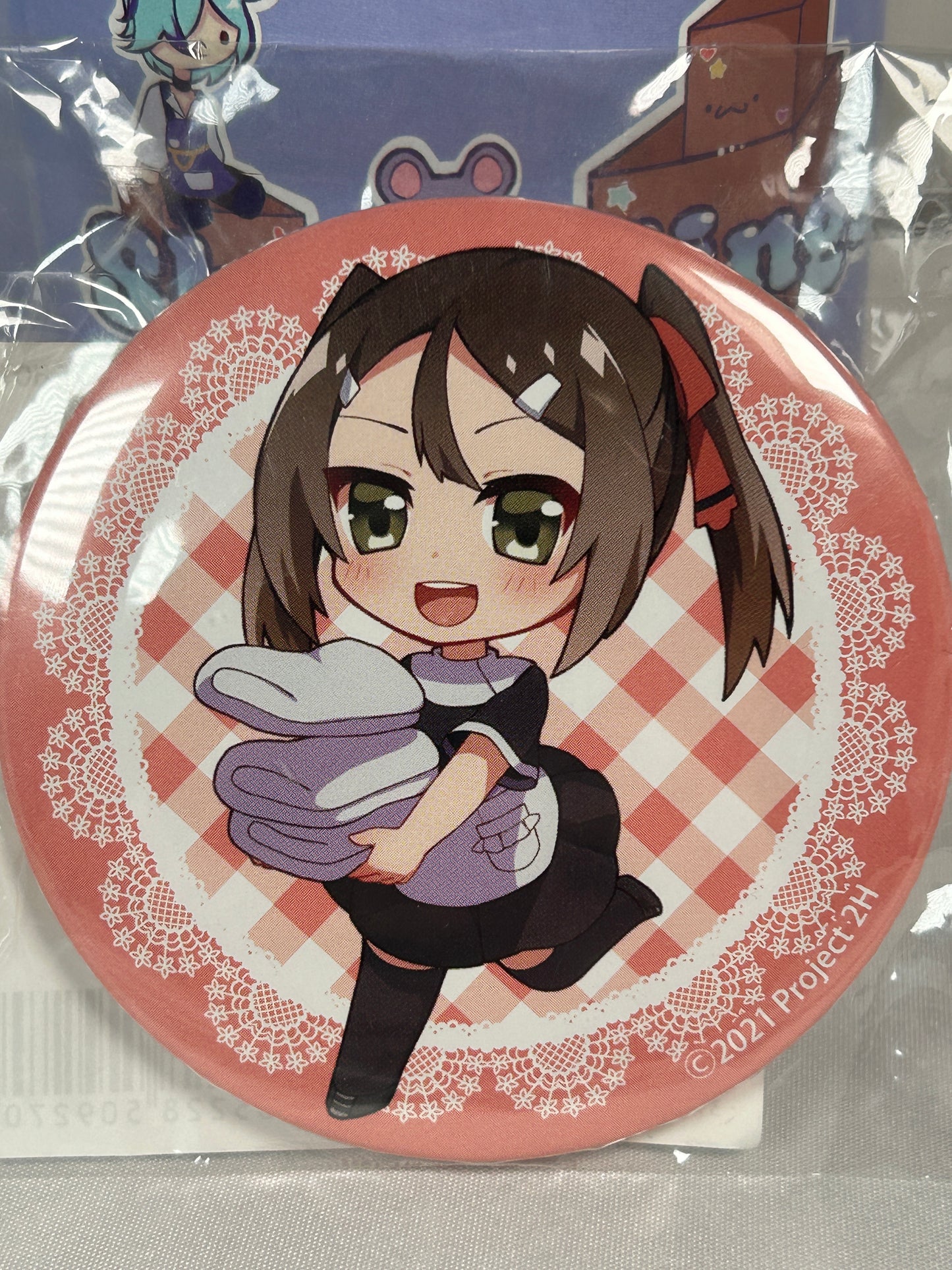 Karin Miyoshi Button Badge Yuuki Yuuna is a Hero X EJ Anime Hotel Lottery 2021
