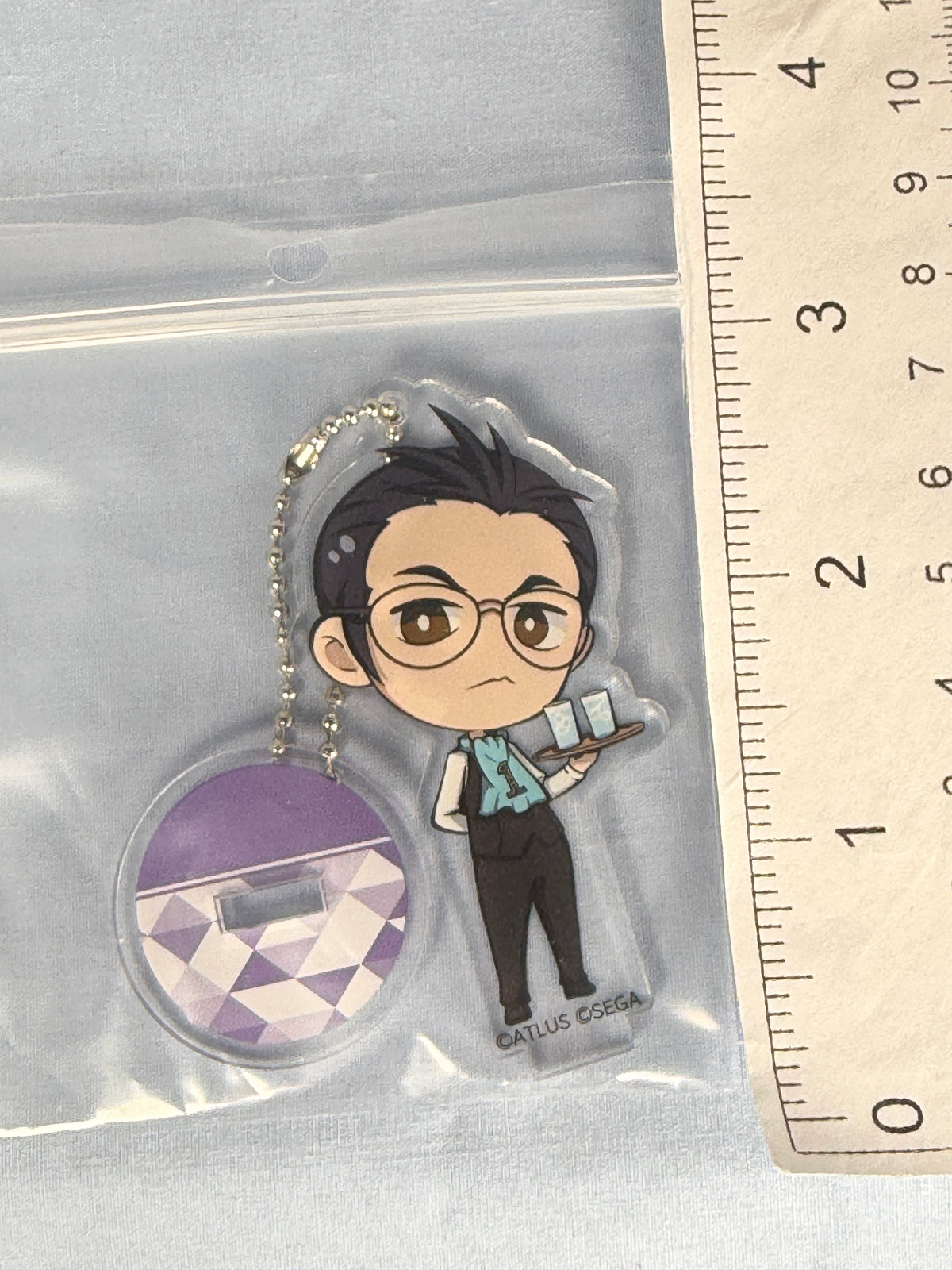 Kei Nanjo Acrylic Keychain Stand Persona 25th Anniversary Café