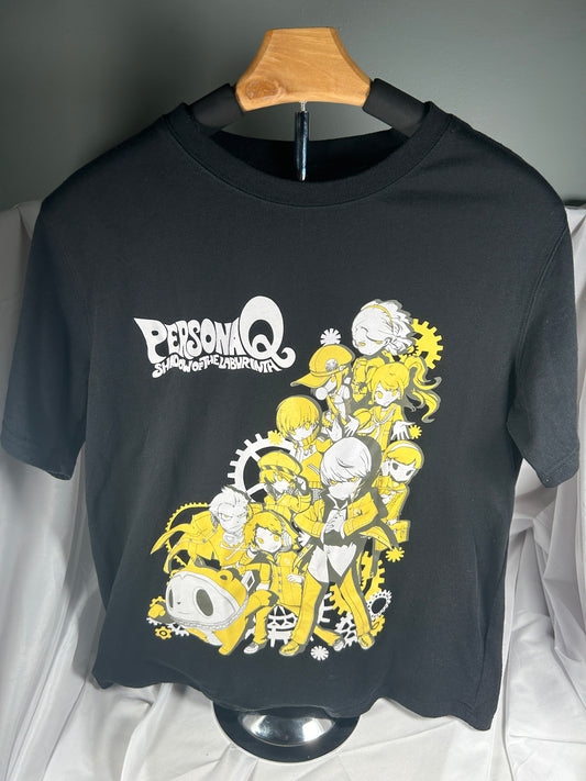 Persona 4 Cast T Shirt Persona Q Shadows of the Labyrinth SEGA Atlus