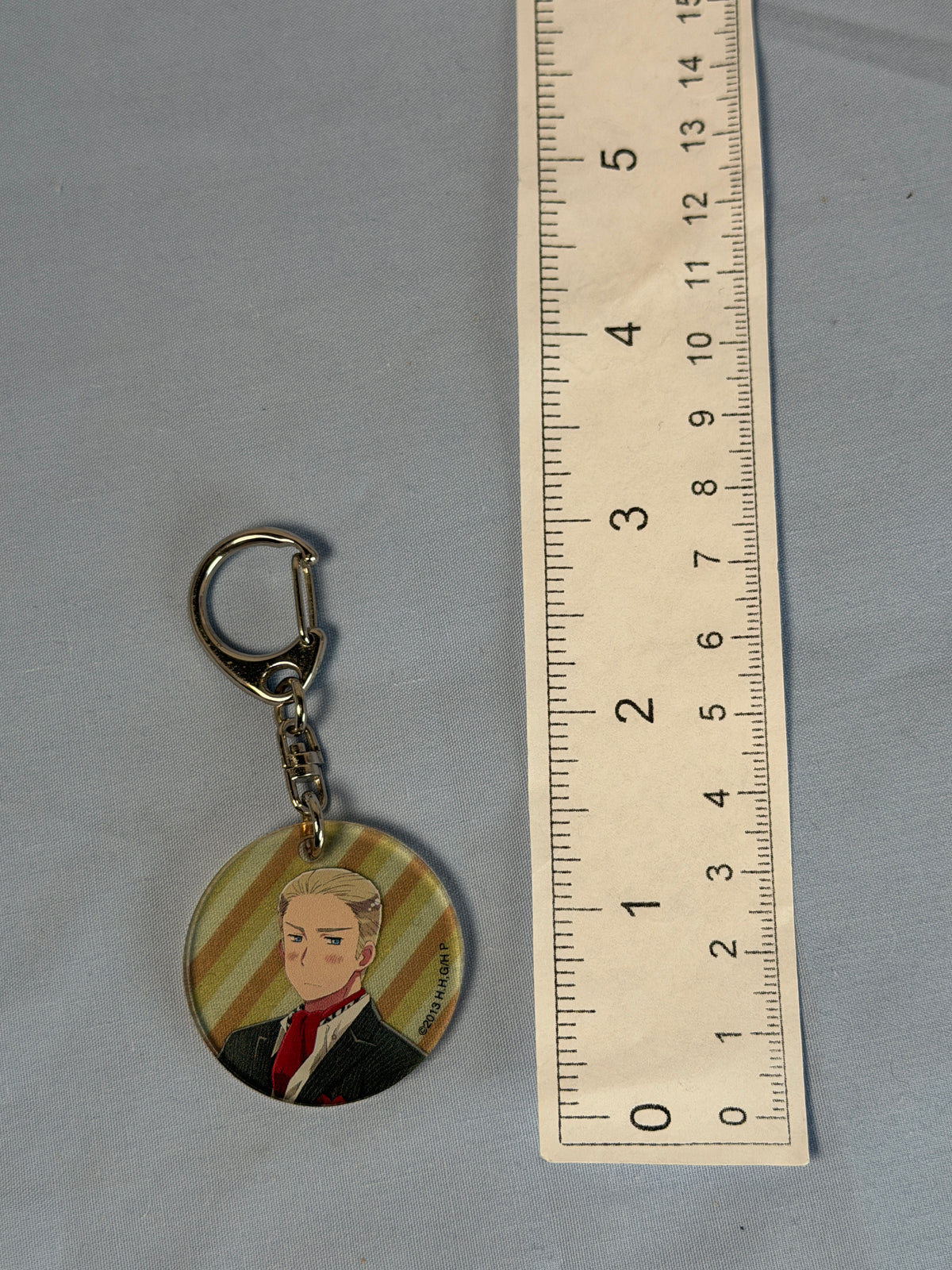 Germany Circle Acrylic Keychain Hetalia The Beautiful World 2013
