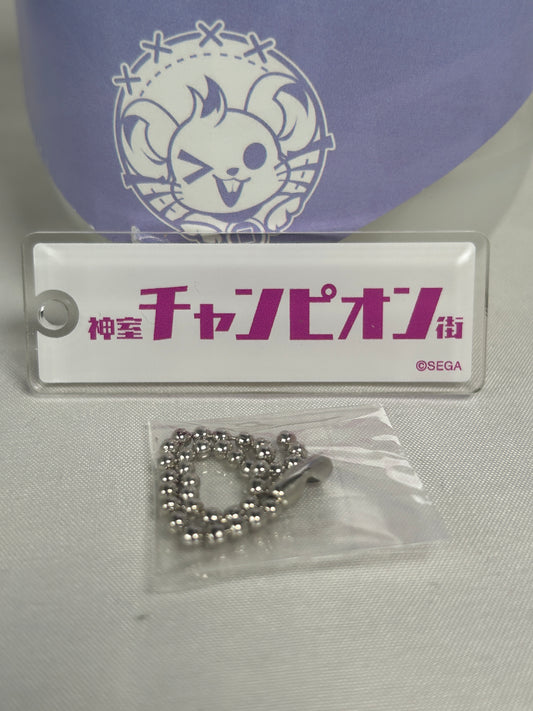 Kamuro Champion Street Signboard Acrylic Keychain Yakuza Like A Dragon