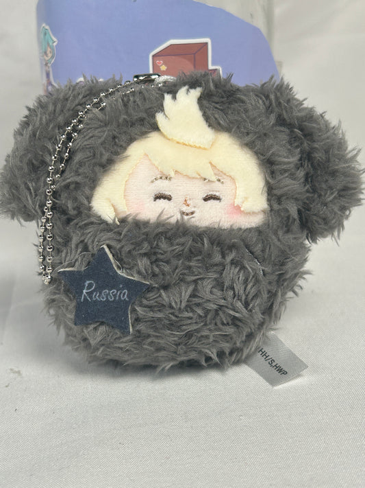 Russia Plush Keychain AGF 2025 Kurumi Tapinui Hetalia World Stars