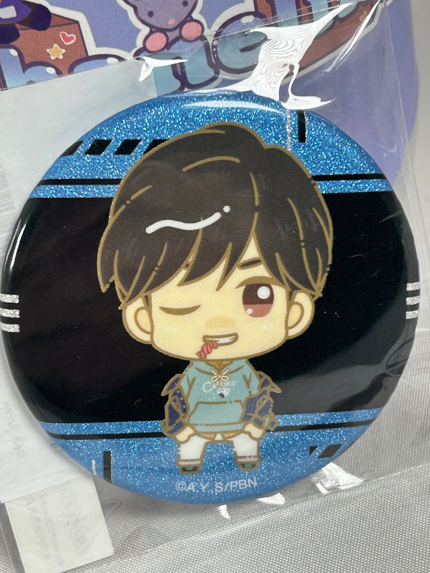 Chibi Eiji Okumura Can Badge Banana Fish Lottery D-8 Aniplex