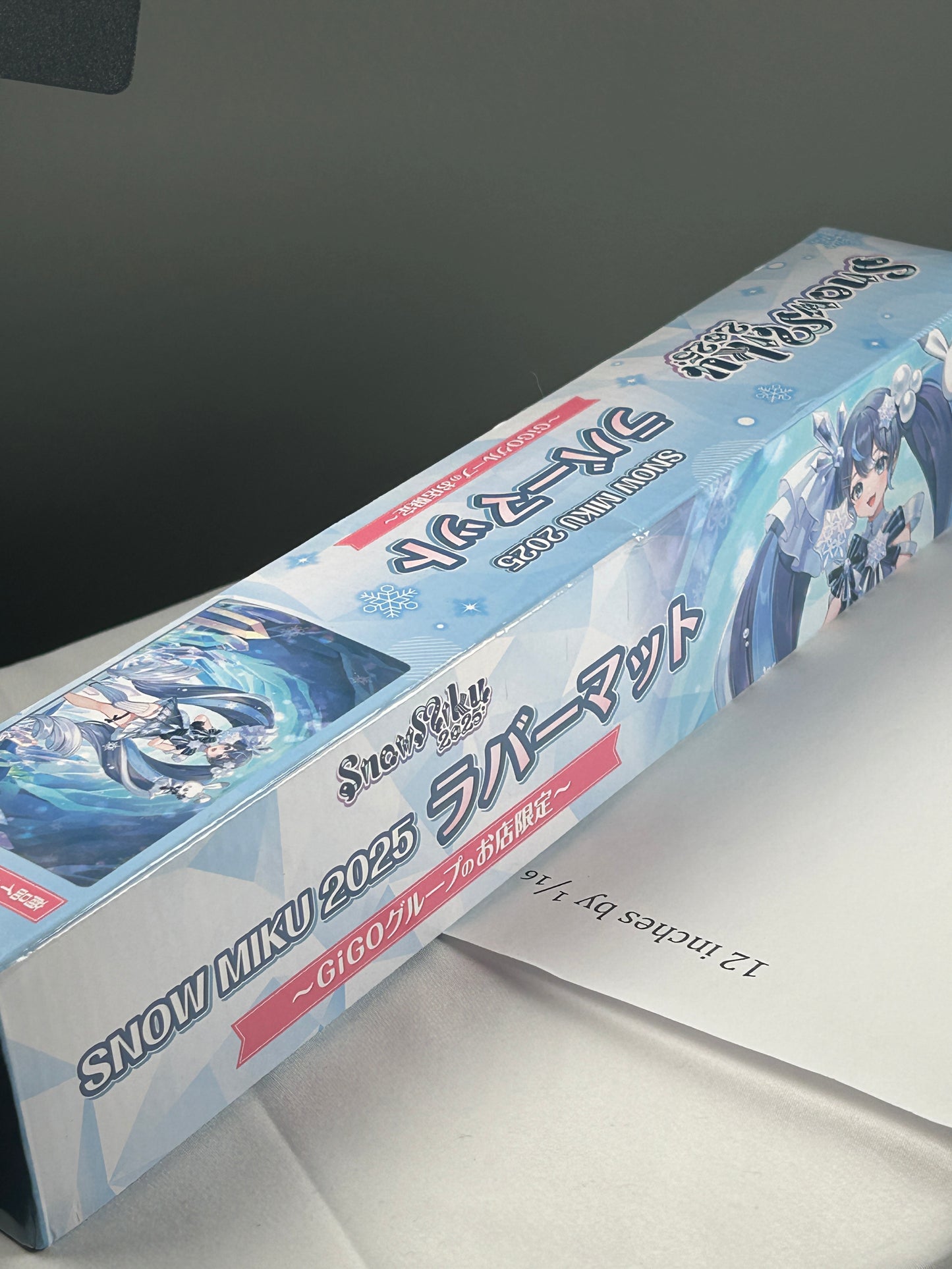 Snow Miku 2025 Hokkaido Rubber Mat Vocaloid GiGO Exclusive