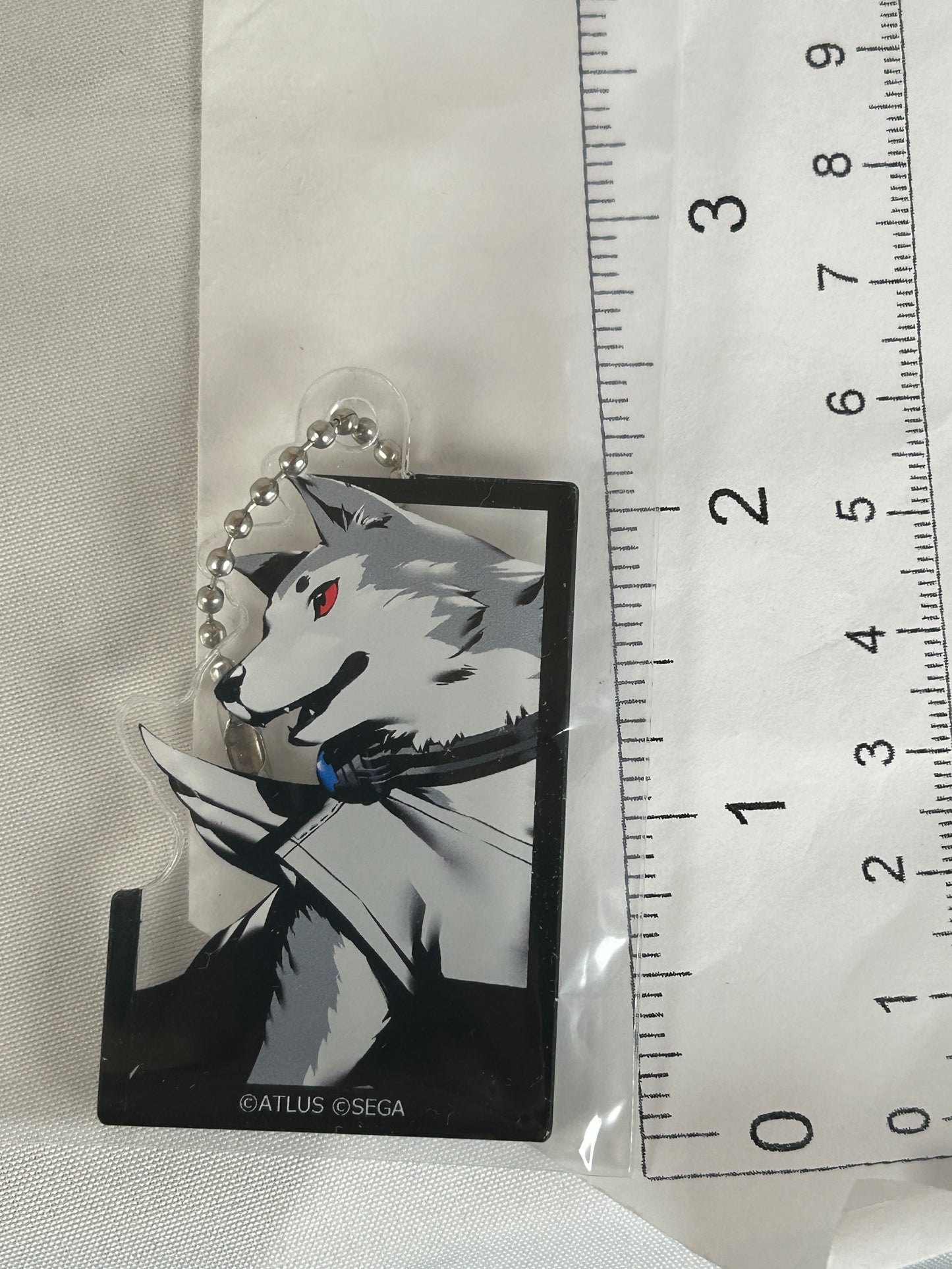 Koromaru Portrait Acrylic Keychain Persona 3 Reload