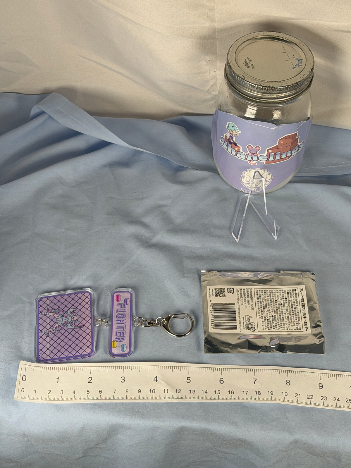 Kangel Fighter Acrylic Keychain Needy Streamer Overload Nidiga Exhibition 4
