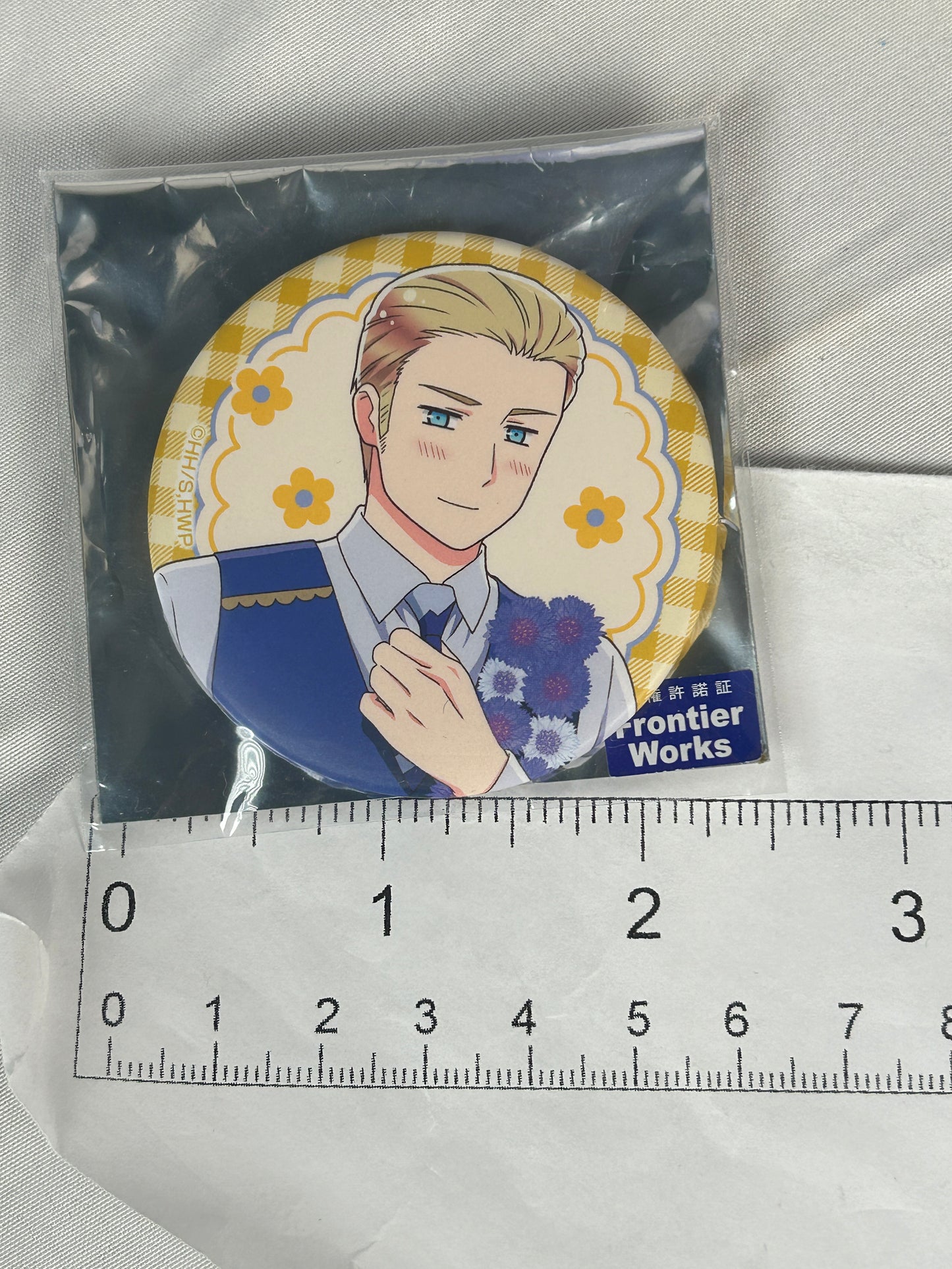 Germany Flower Parade Ver. Button Badge Hetalia World Stars Medicos