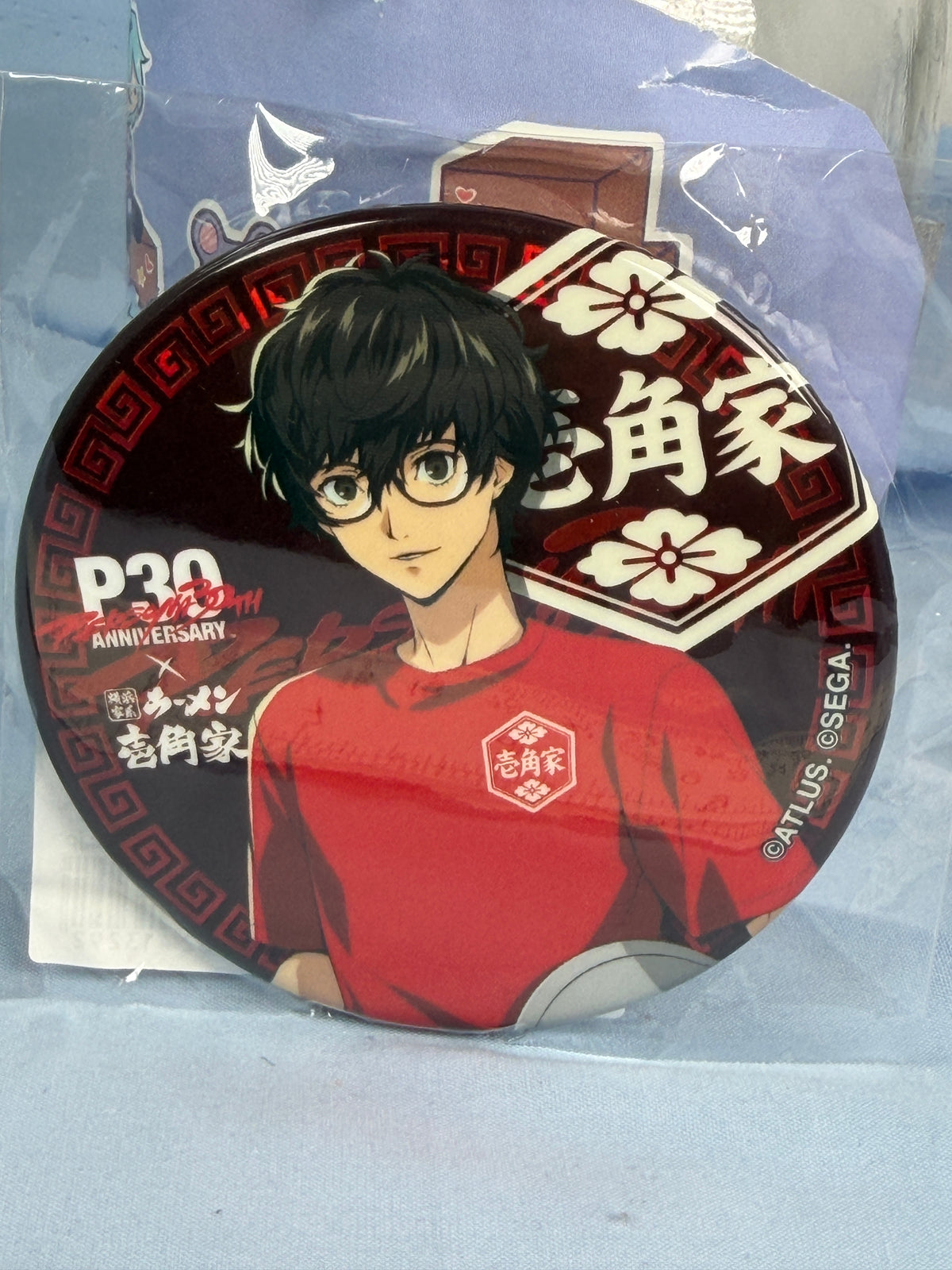 Ren Amamiya Joker Ramen Can Badge Persona 5 Royal Ichikakuya Collaboration