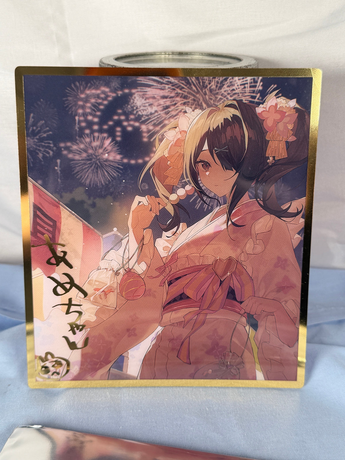 Ame-Chan Yukata Signed Plastic Display Needy Streamer Overload