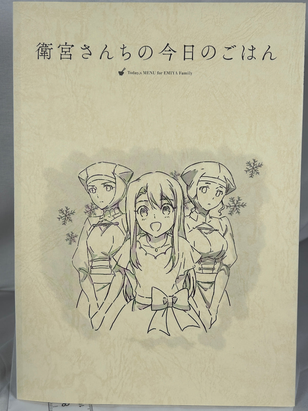 Illyasviel Von Einzbern Note Book Todays Menu for Emiya Family Fate Stay Night