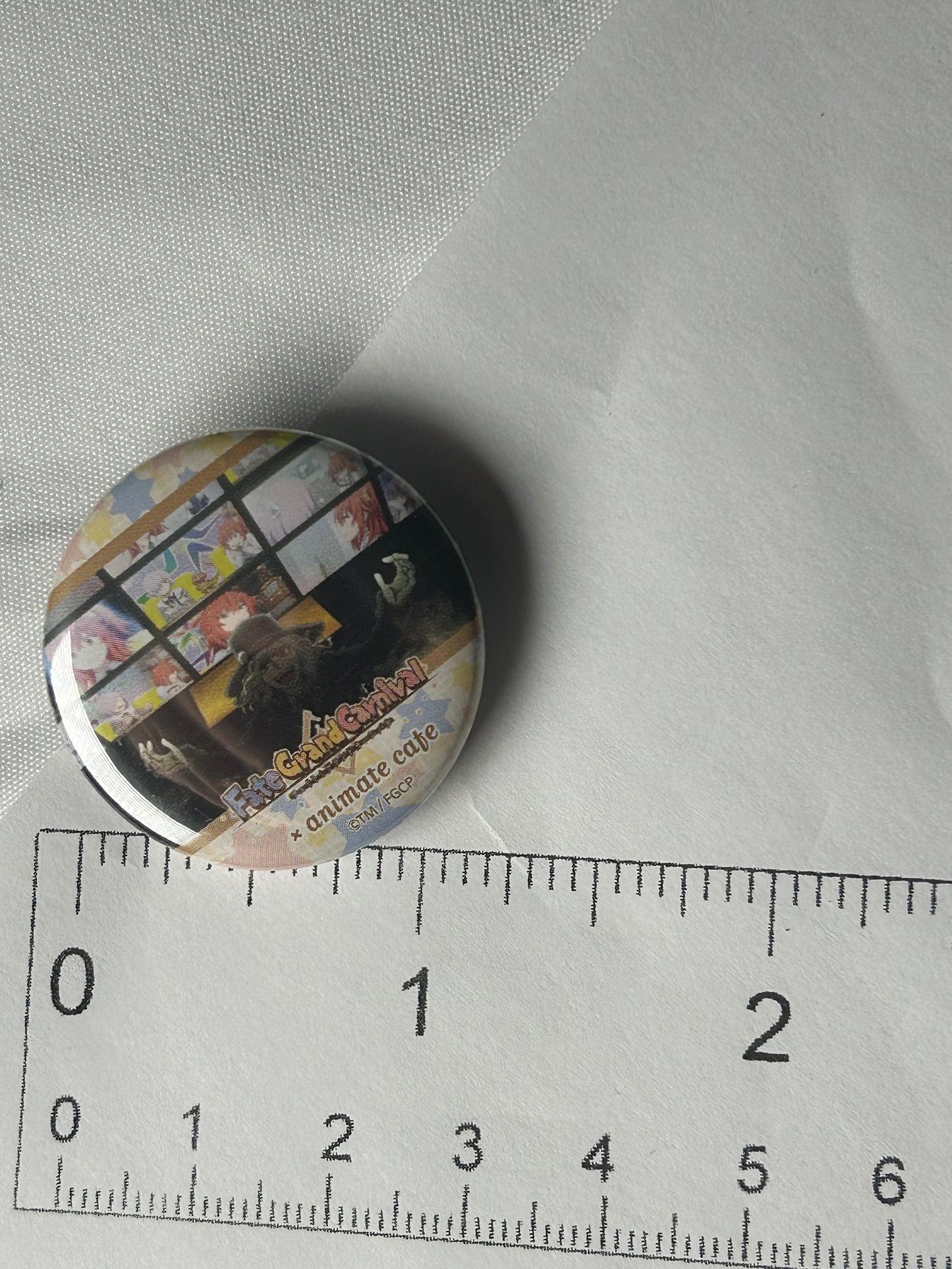 Fate Grand Carnival animate café Wave Promotional Badge 2021