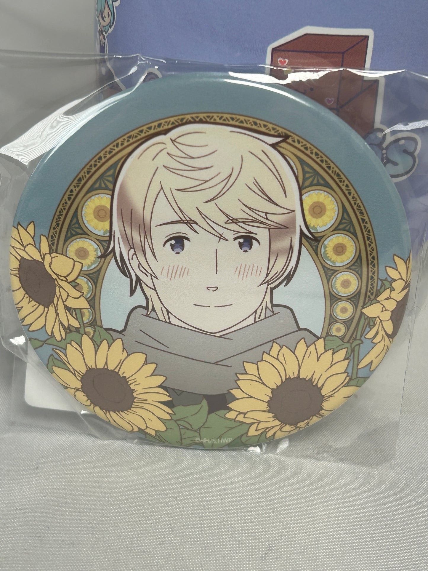 Russia Large Can Badge DMM Scratch Chara Nouveau Hetalia World Stars