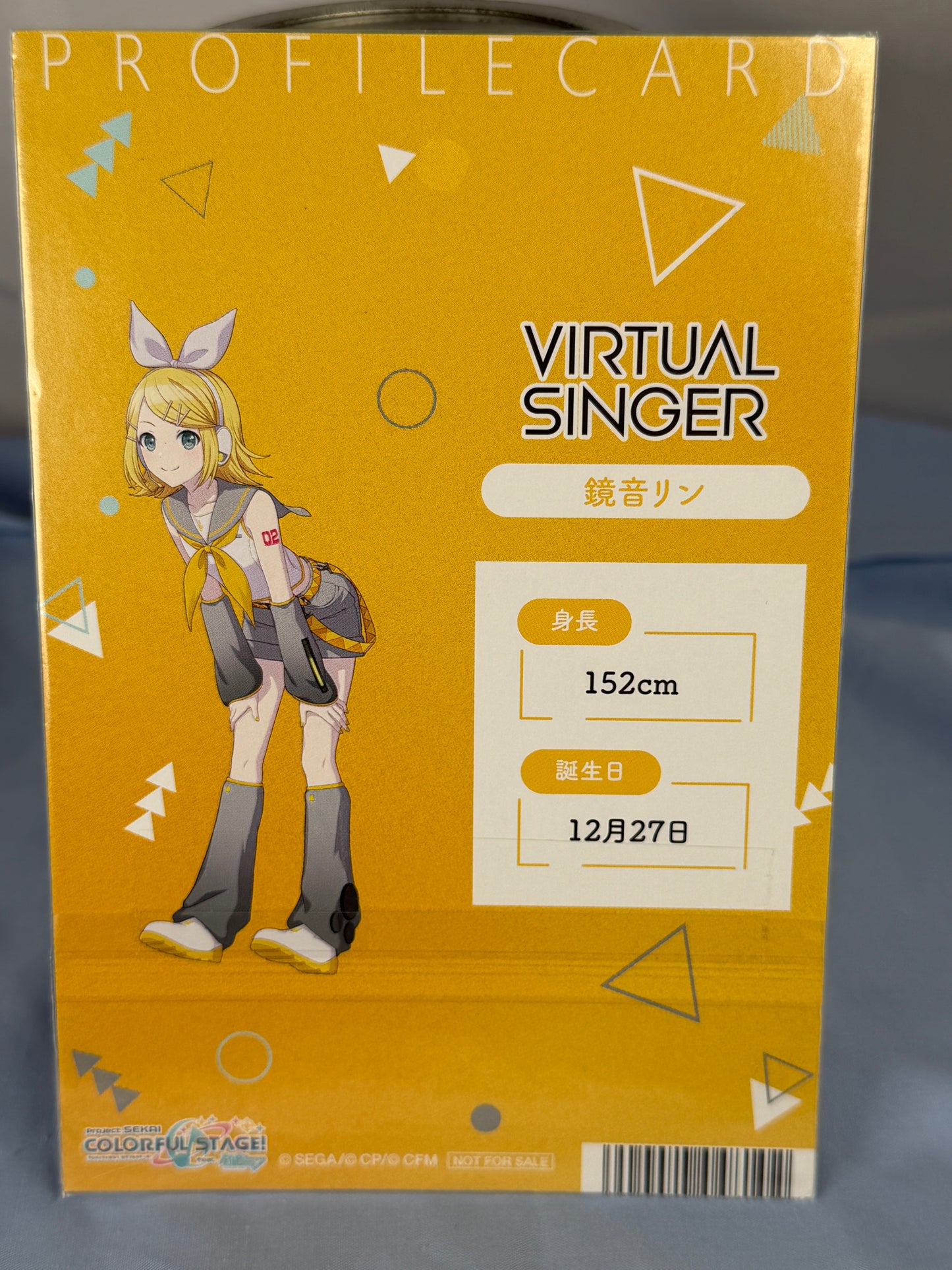 Kagamine Rin Winter Fair 2023 Profile Card Project Sekai Animate
